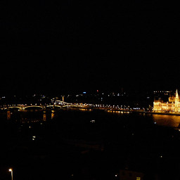 budapest hungary travel night city